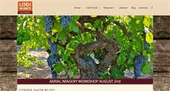 Desktop Screenshot of lodigrowers.com